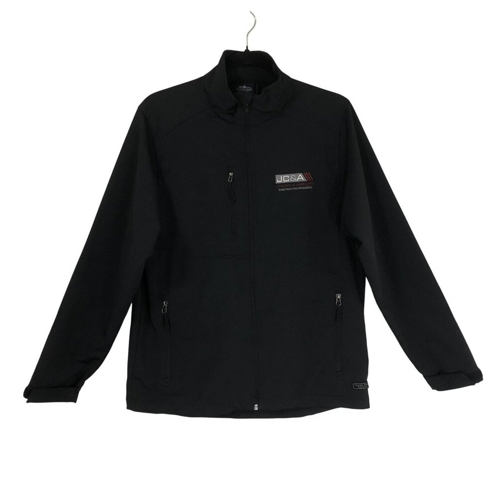 Charles River Mens Black JC&A Construction Managers Soft Shell Jacket Size S